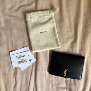 Saint Laurent Black Card Holder